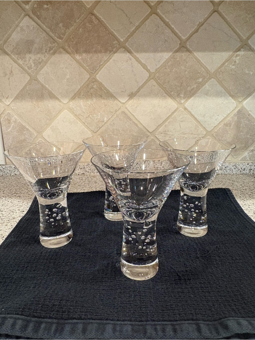 Crate & Barrel Verve 7-Oz. Martini Glass made by Krosno in Poland